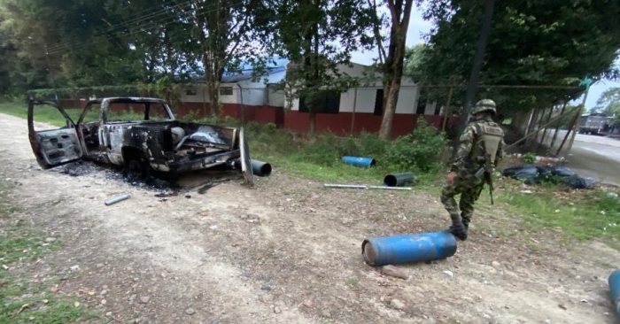 Eln pretendía atacar con cilindros bombas guarnición militar de Fortul