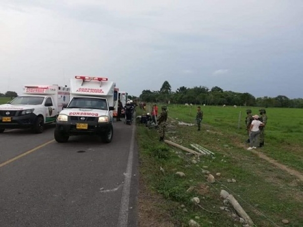 Dos muertos deja accidente de tránsito en Villanueva