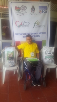 Programa de seguridad alimentaria beneficia a personas con discapacidad