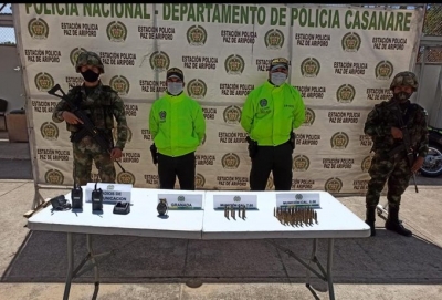 Hallado material de guerra en zona rural de Paz de Ariporo