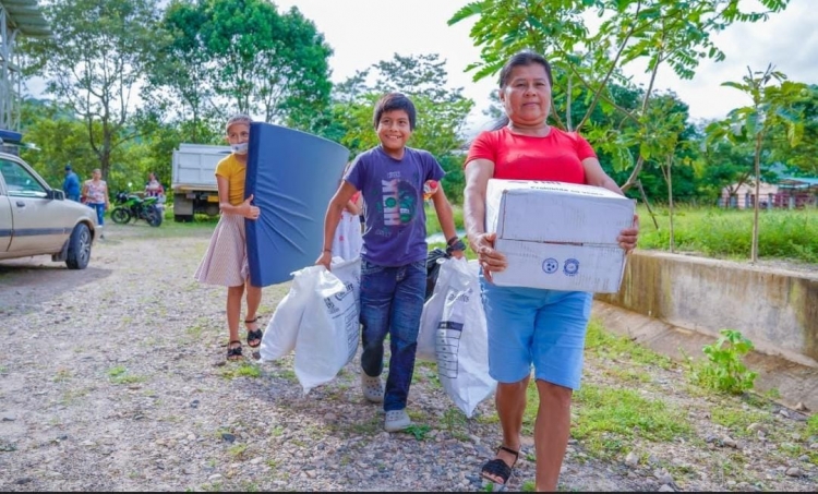 Más de 200 familias campesinas de Nunchìa recibieron ayudas humanitarias tras emergencias de esta temporada de lluvias