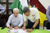 Convenio de cooperación para el fortalecimiento del sector arrocero firmaron Fedearroz y Universidad del Tolima