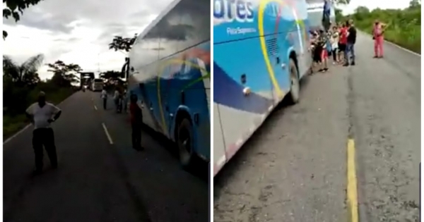 Por riesgo de secuestro, retuvieron buses en la vía entre Casanare y Arauca