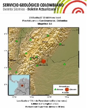 Volvió a temblar en Paratebueno