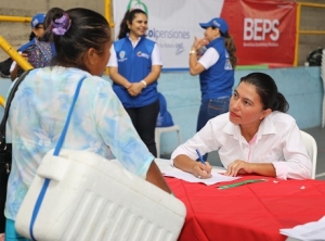 Programa BEPS de Colpensiones celebró en Yopal la llegada del vinculado Un Millón