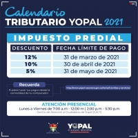 Incentivos por pronto pago de impuesto predial en Yopal