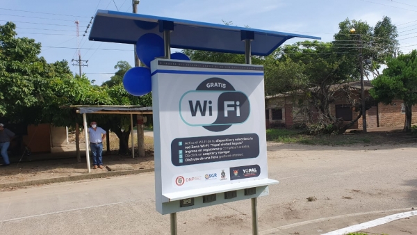 Inauguraron 7 puntos de WiFi gratuito en Yopal