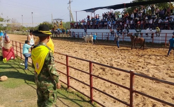 Ejército Nacional en Casanare, acompañó las festividades del fin de semana