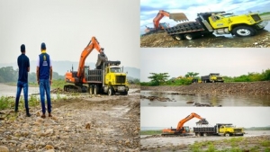 Gobernación realiza obras de protección en río Pauto