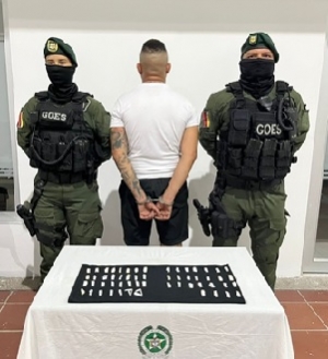 Policía sorprendió en Caño Seco a un sujeto con papeletas de base de coca