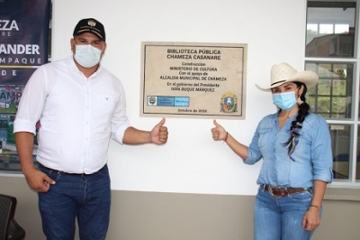 Se inauguró la Biblioteca Pública de Chámeza