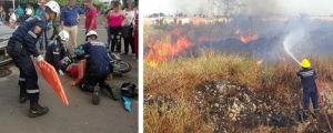 Incendios y accidentes de tránsito son las emergencias más atendidas por Bomberos en Yopal