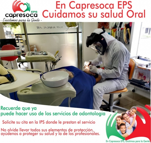 Usuarios de Capresoca a cuidar su salud oral