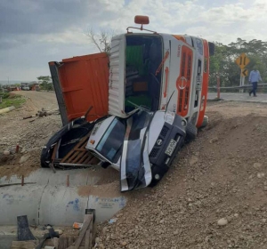 Accidente de tránsito al sur de Casanare por fortuna solo dejó daños materiales
