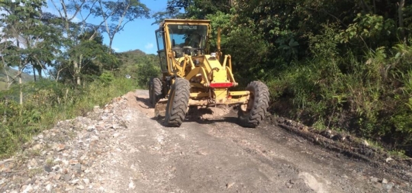 Inicia intervención de vías terciarias más afectadas por la lluvia en Recetor