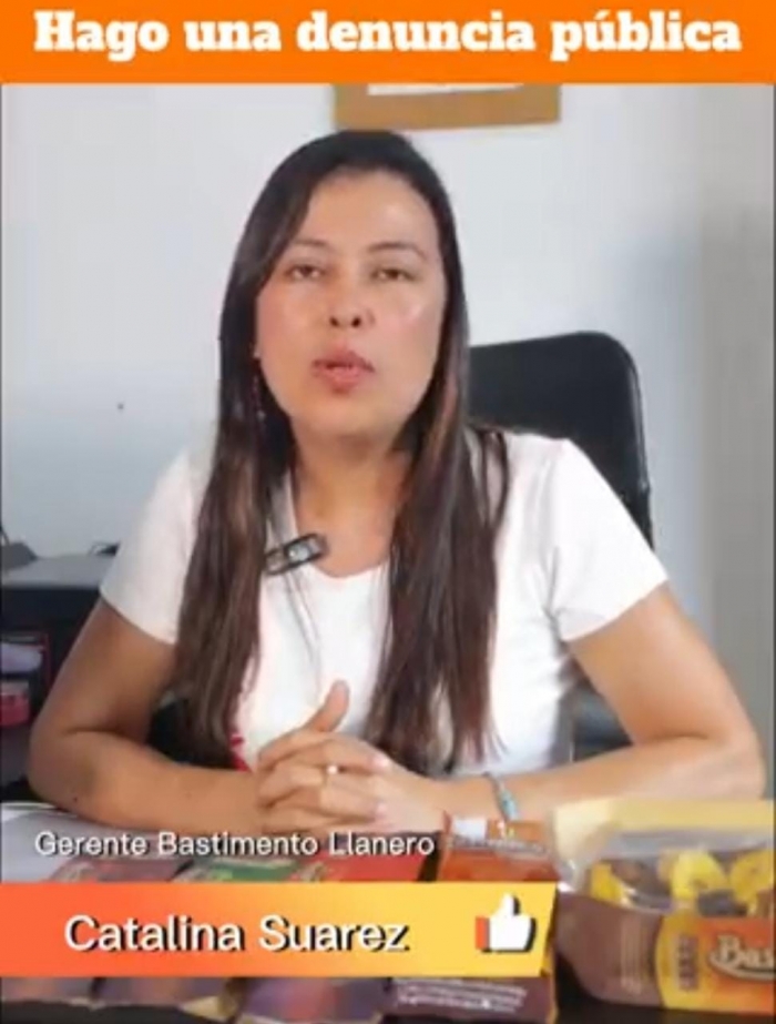 Tristeza y desmotivación expresó gerente de Bastimento Llanero por el decomiso de sus productos