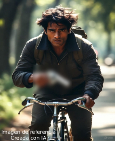 Sicario en bicicleta disparó en cuatro ocasiones contra su víctima