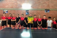 Tenistas de mesa yopaleños participan en campamento virtual