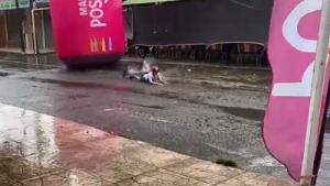 Vuelta a Colombia se convirtió en un deporte extremo por cuenta de los huecos que hay en las vías de Yopal