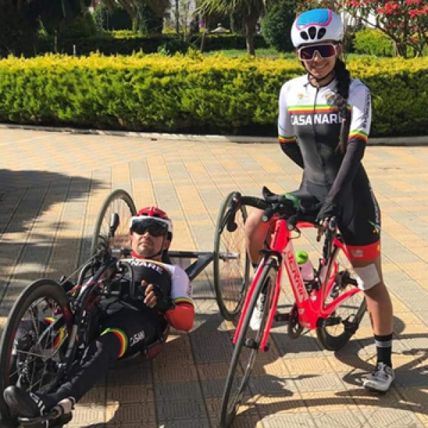 Casanareños destacaron en la CRI del Campeonato Nacional de Paracycling