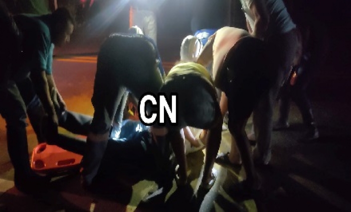 Accidente de tránsito en Aguazul deja a un motociclista herido