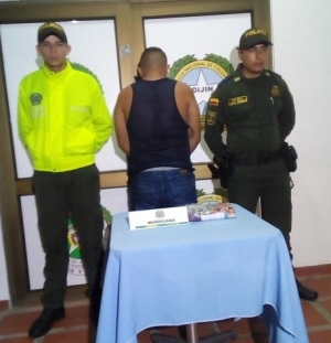 Un regalo por encomienda pretendía camuflar 500 dosis de marihuana en Paz de Ariporo