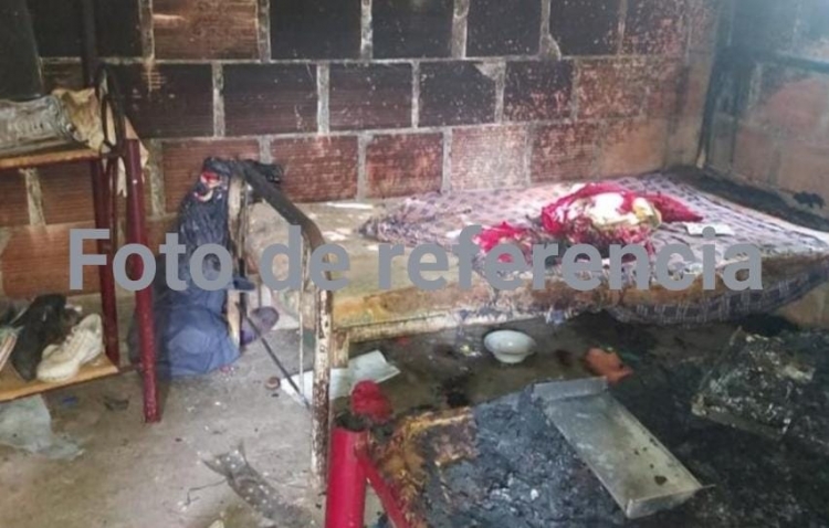 Dos niños resultaron con quemaduras tras incendio estructural en un inquilinato de Yopal