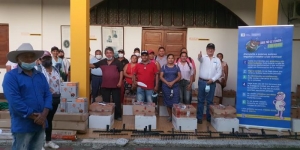 kits de insumos agropecuarios recibieron 25 familias víctimas campesinas de Casanare