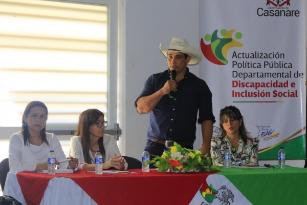 Avanza Política Pública de Discapacidad e  Inclusión Social del Departamento