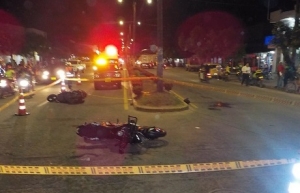 Un choque entre dos motos en Villanueva, dejó un muerto y dos heridos
