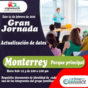 Capresoca realiza jornada de actualización de datos en Monterrey