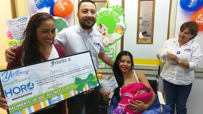 Isabella, es el nacimiento 100 mil de HORO ESE