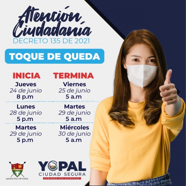 Nuevas medidas Y restricciones en Yopal