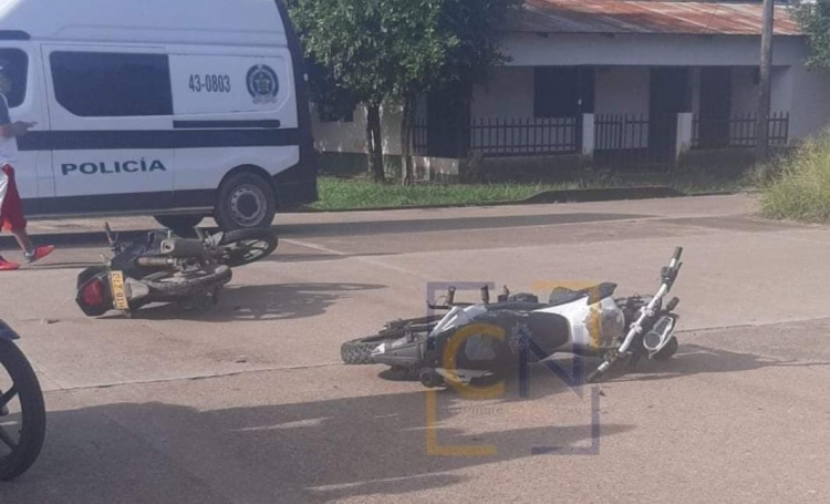 Dos menores de edad lesionadas tras colisión de motos en Hato Corozal