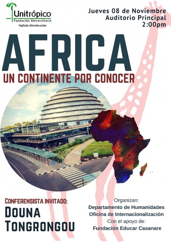 Unitrópico invita a la conferencia &quot;África: un continente por conocer&quot;