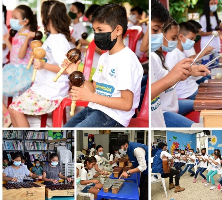 Niños, niñas y jóvenes de Casanare se forman en iniciación musical de ensamble y coro