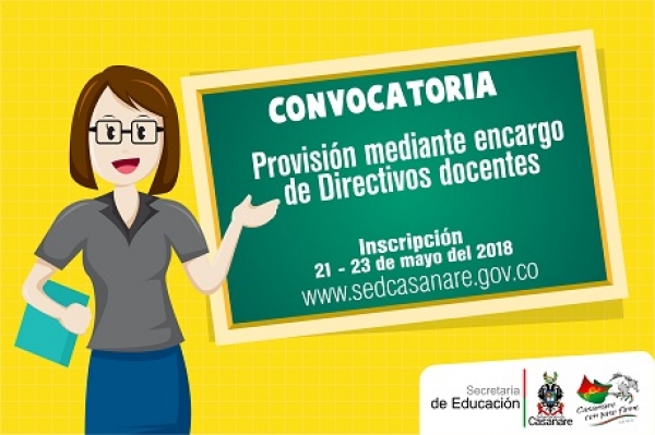 Convocatoria abierta para rector y coordinadores en Casanare